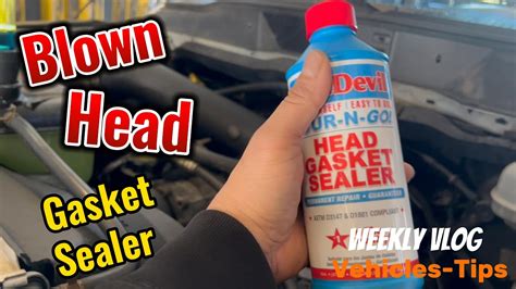 Vehicles Tips Blown head gasket sealer ! Best repair treatment Product Blue Devil Liquid Top ...