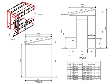 A complete fabrication drawing for a Food Kiosk | Upwork