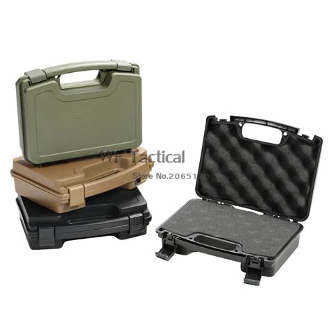 ABS Tactical Hard Pistol Storage Case Gun Padded Case Hunting ...