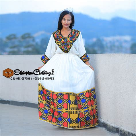 Adiyam Habesha Dress Dress - EthiopianClothing.Net