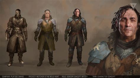 Witcher 3: Wild Hunt - characters concepts | Images :: Behance