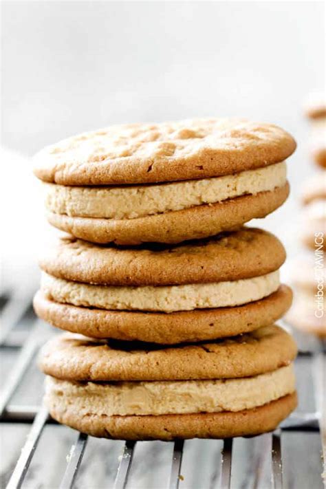 Soft tand Chewy Peanut Butter Cookies Or Sandwiches (freezer ...