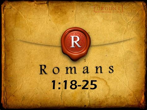 God’s wrath and the Holy Spirit’s restraint – Romans 1:18-25 ...