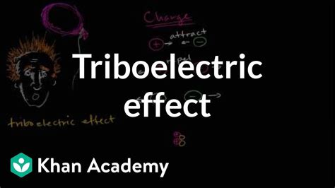 Triboelectric effect and charge | Physics | Khan Academy - YouTube