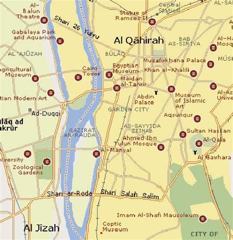 Cairo Map and Cairo Satellite Images