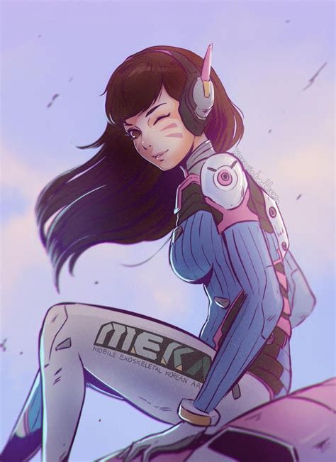 D.Va Fanart | Overwatch | Overwatch fan art, D.va fanart, D.va overwatch