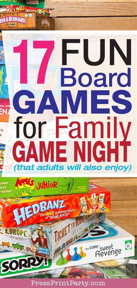 17 fun board games for family game night that adults will also enjoy ...