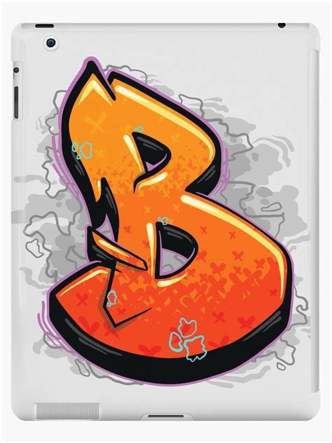 "Graffiti Letter B" iPad Case & Skin by NameGraffiti | Redbubble | Graffiti lettering, Graffiti ...