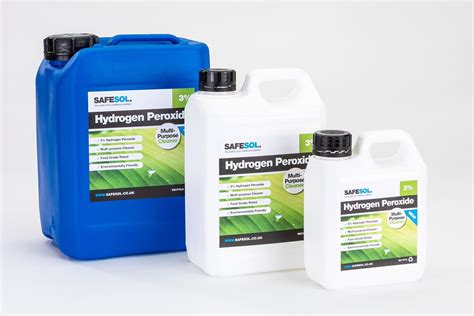 Hydrogen Peroxide Household Cleaner 3% - 5 Litres - SafeSol - The Clever Little Chemicals Company