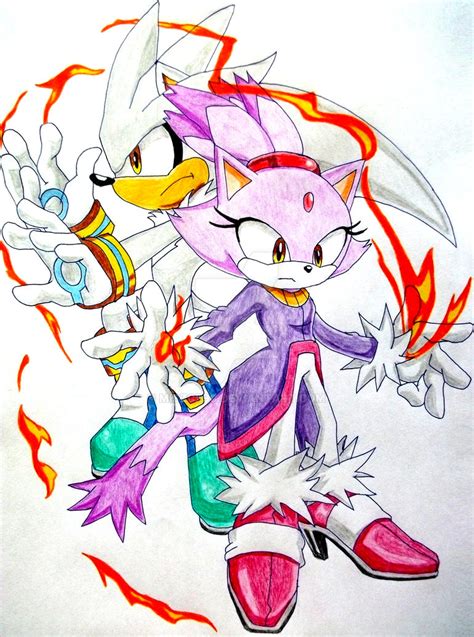 Silver and Blaze by Miszcz90 on DeviantArt