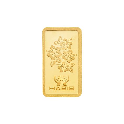 HABIB 0.5g 999.9 Gold Bar (Songket) - Accredited by London Bullion ...