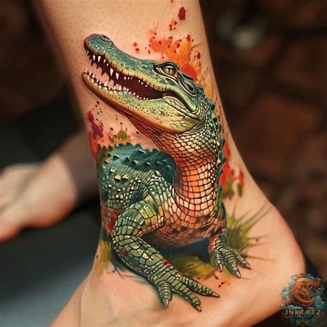 Scaly and Strong: The Fascinating World of Crocodile Tattoos: 90 ...