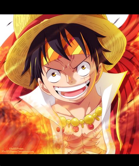 Luffy - Red hawk by KhalilXPirates on DeviantArt