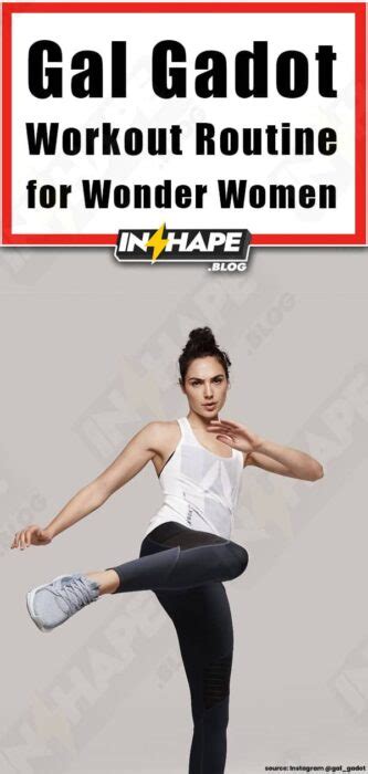 Gal Gadot Workout Routine for Wonder Woman - Be in shape