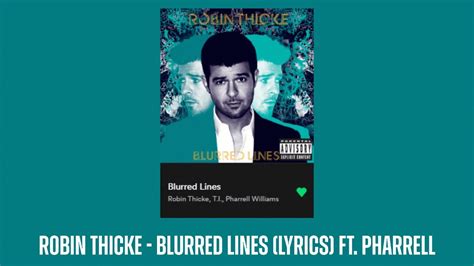 Robin Thicke Blurred Lines Album