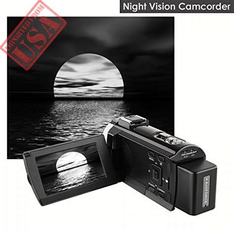 original 4k camcorder with microphone 48mp digital camera 3.0 touch screen function wifi video ...