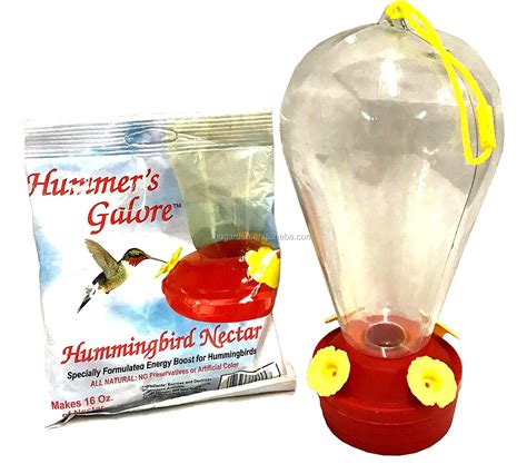 Hummingbird Feeder For Nectar And Water- Unbreakable - Hanging - Full Kit - Ready To Assemble ...