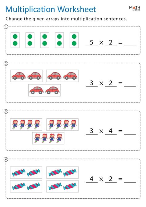 2nd Grade Math Worksheets Multiplication