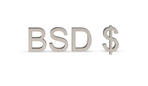 Premium Photo | Bahamian dollar bsd currency symbol of bahama in ...