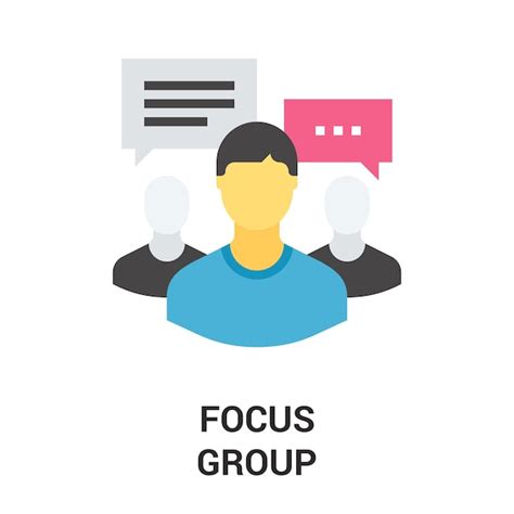 Premium Vector | Focus group icon