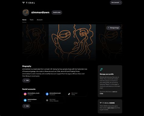 How to create and customize an engaging TIDAL artist profile and grow your audience in 5 steps ...