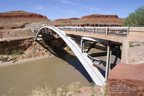 San Juan River Bridge (Mexican Hat, 1953) | Structurae