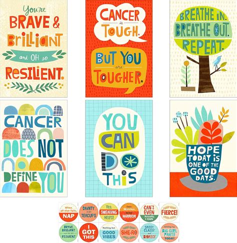 Amazon.com : Hallmark Encouragement Cards Assortment for Cancer ...