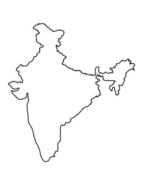 Map Of India Outline Printable India Map Map Outline Map Sketch | Porn Sex Picture