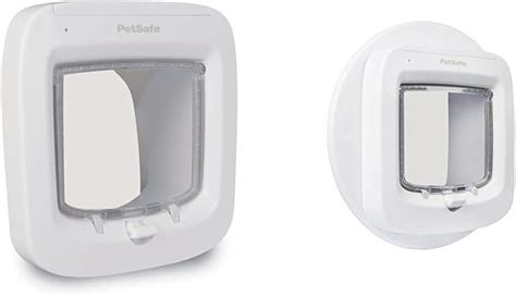 PetSafe Microchip Activated Cat Flap, Exclusive Entry, Easy Install, 4-Way Manual Locking ...