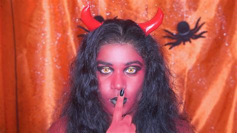 RED GLAM DEVIL HALLOWEEN MAKEUP ⎢MAKEUP TUTORIAL