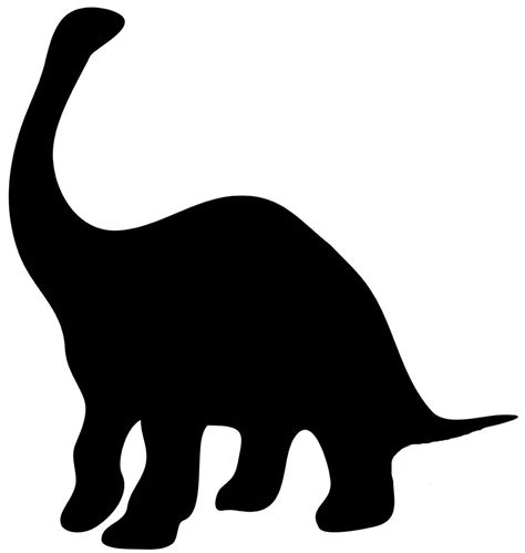 Dinosaur Silhouette Dinosaur Outline Dinosaur Stencil | Images and Photos finder