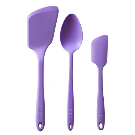 GIR Get It Right 3pc Silicone Ultimate Flipper, Spoon & Spatula Set - Lavender - Walmart.com ...