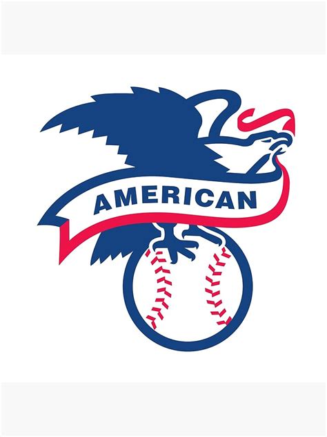 "American League logo" Poster for Sale by stamtwill | Redbubble