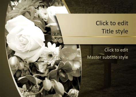 Funeral Powerpoint Presentation Template