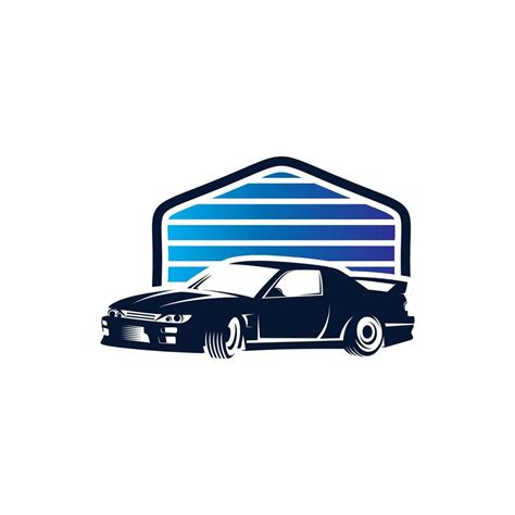 drift car logo design, drift racing illustration 20934203 Vector Art at Vecteezy