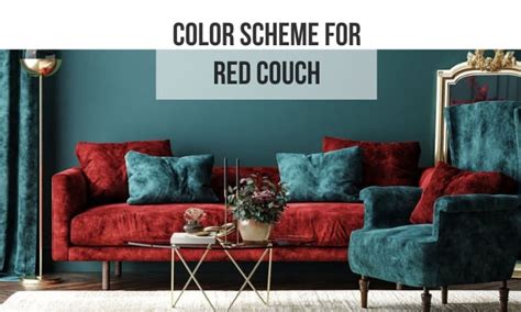 14 Modern Color Scheme For Red Couch in 2023