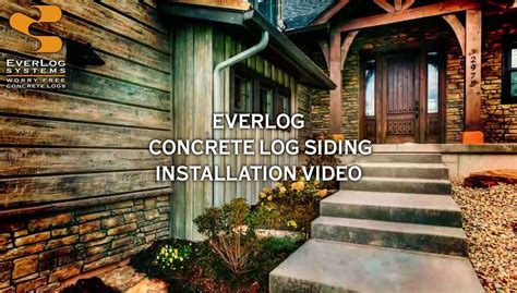 EverLog Concrete Log Siding by EverLog Systems