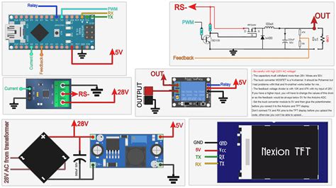 Code Arduino digital power supply with TFT display