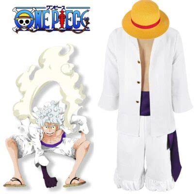 One Piece Gear 5 Golden Nika Monkey D Luffy Cosplay