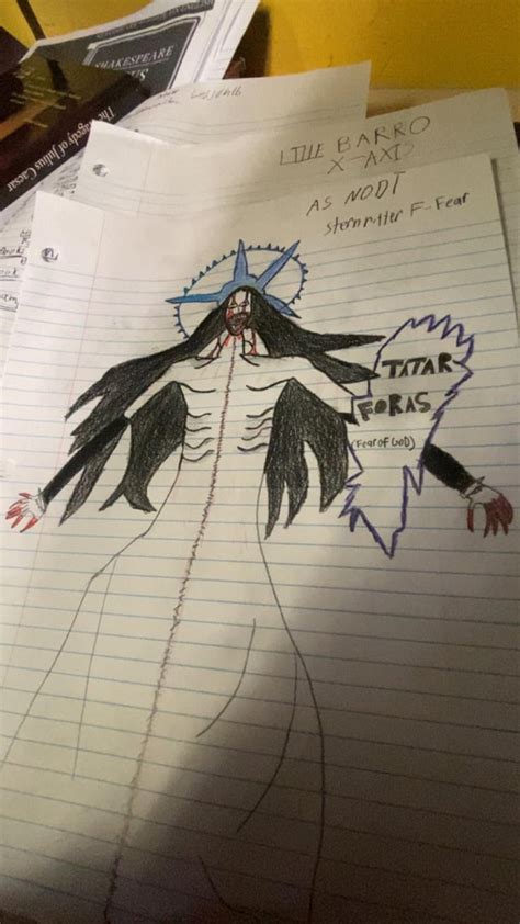 Drawing of TATAR FORAS As Nodt : r/bleach