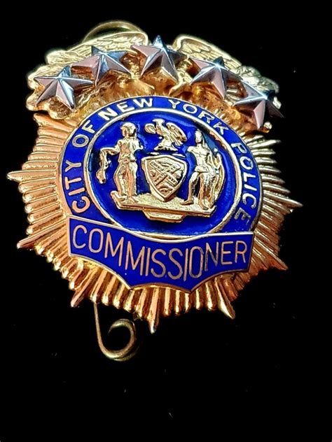 Collectors-Badges Auctions - New York NYPD Commissioner