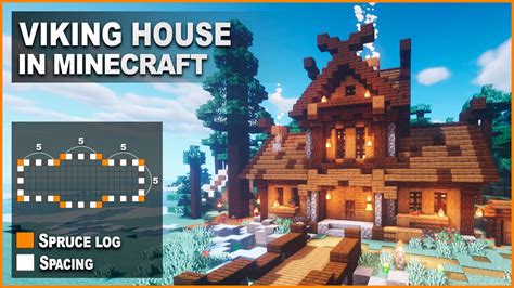 Minecraft: How to build a Viking House | Tutorial - YouTube