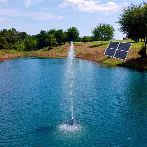 Solar Powered Water Fountains