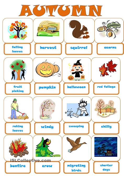 Autumn Words A To Z - Letter Words Unleashed