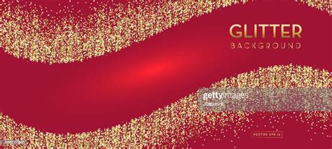 Red And Gold Glitter Background Template Design Layouts High-Res Vector Graphic - Getty Images