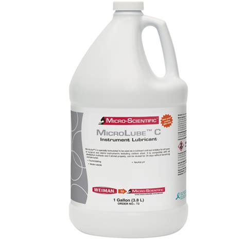 MicroLube C Instrument Lubricant, 1 Gallon, water soluble. Specially formulated | Net32