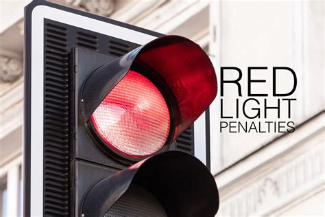 RUNNING RED LIGHTS: What is the fine and how long do penalty points stay on a licence for?