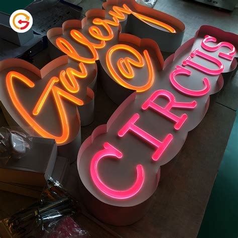 OEM 3D Neon Signs | Stainless Steel Dimensional Neon Signs Manufacturer and Supplier | JAGUAR SIGN