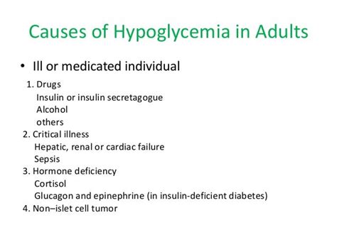 Hypoglycemia