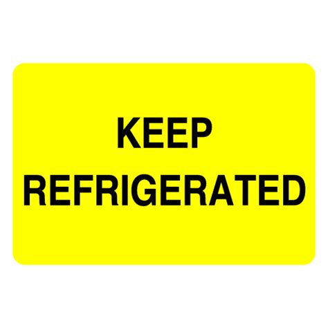 Keep Refrigerated Label 2" x 3" - Buy Stock Labels Online